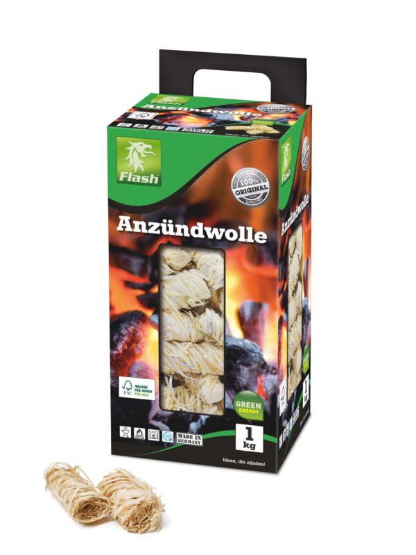 Öko-Anzündwolle 1kg