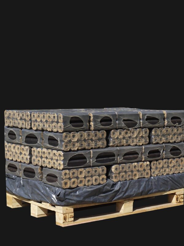 Pini-Kay – Hartholzbriketts – halbe Palette 480 kg