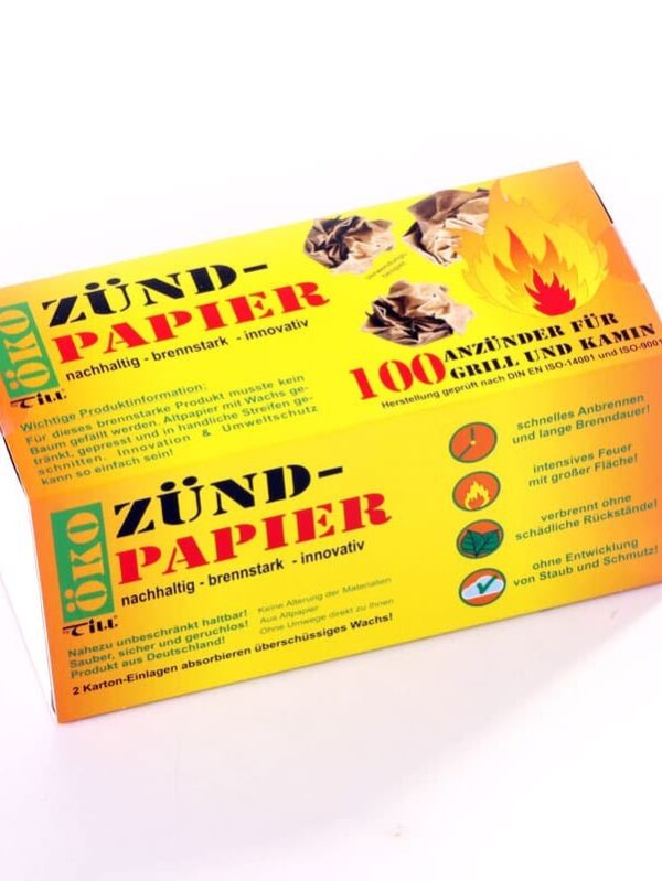 Öko Zündpapier 100er Box