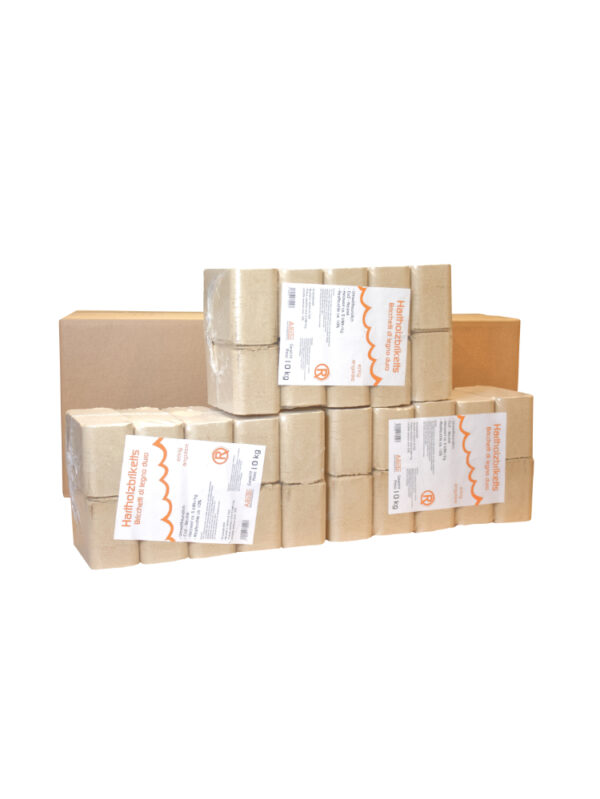 Ruf Holzbriketts in Folie im 30kg-Karton
